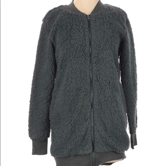 Z BY ZELLA FLEECE LONG SLEEVE ZIP FRONT JACKET NEW WITH TAGS - Picture 1 of 2